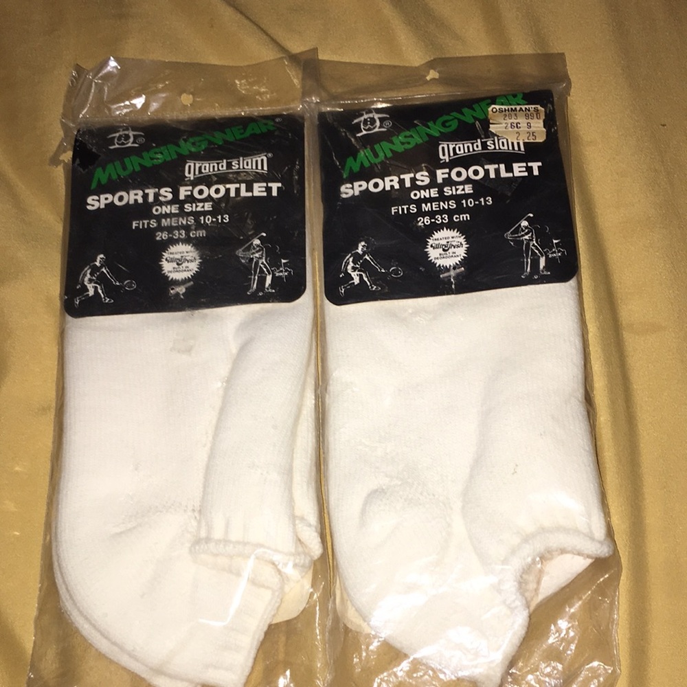 NWT! 2-Vintage Dead Stock Men’s Sport Socks